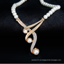 Collar de la perla del diseño de la manera del collar hermoso determinado del collar